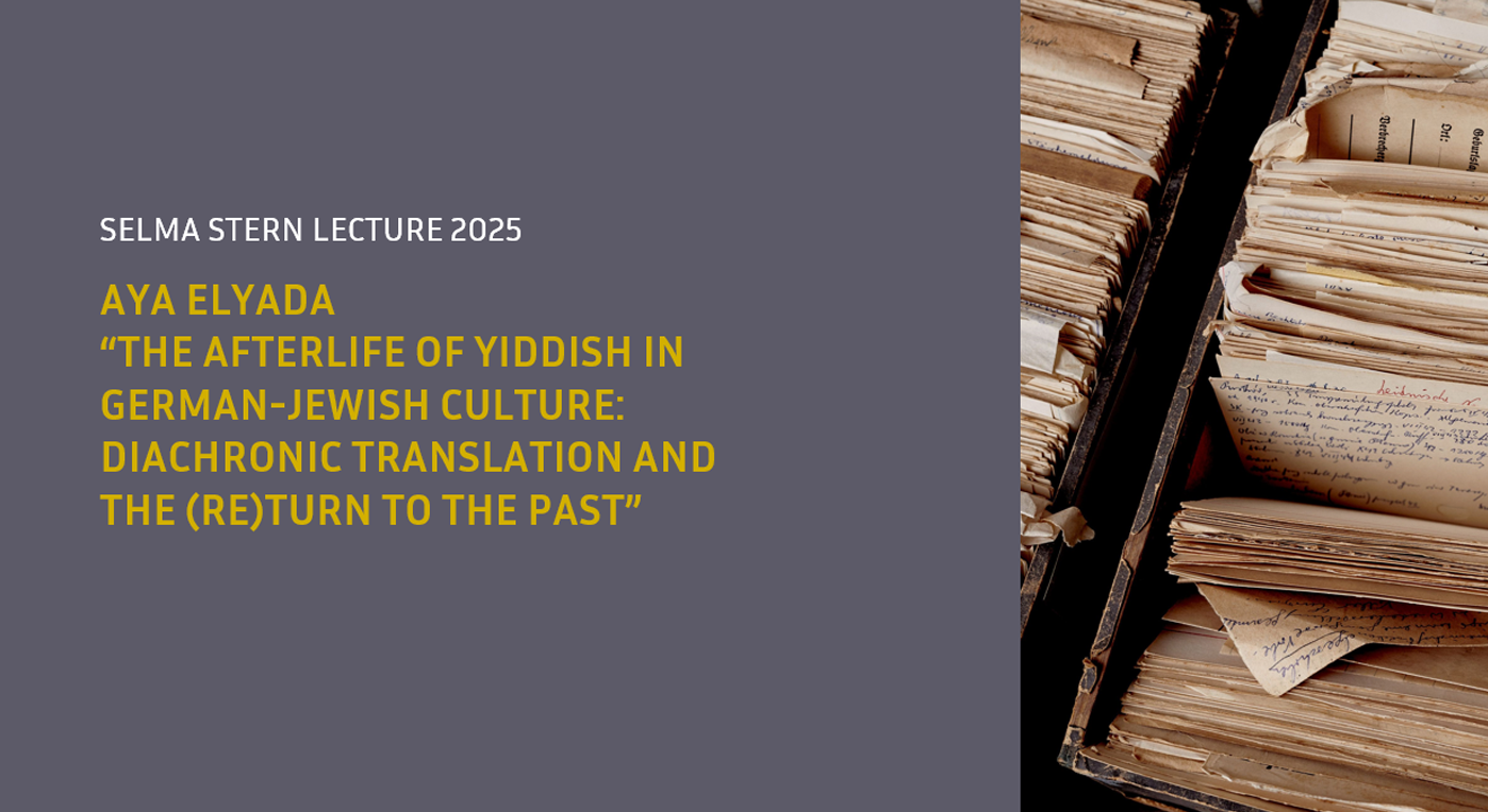Selma Stern Lecture 2025